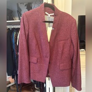 Veronica Beard Farley Dickey Blazer - New with tags - size 14 - Berry